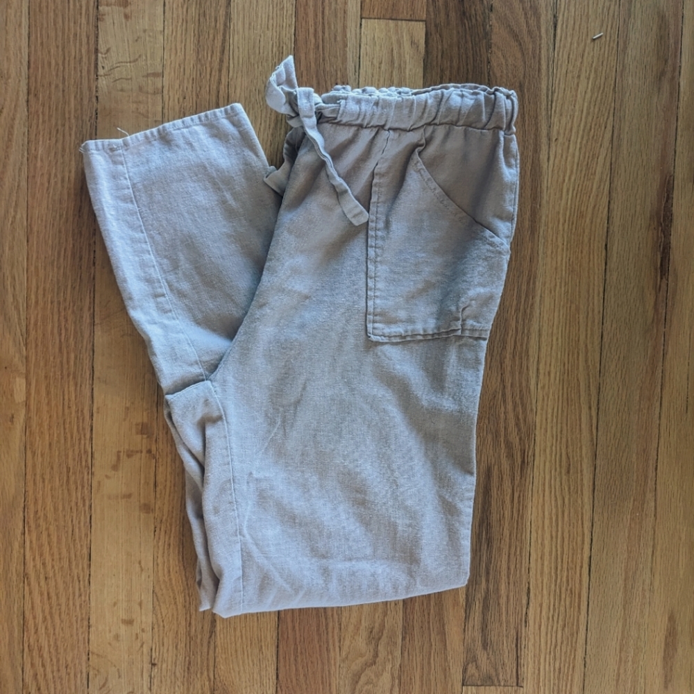 Blush 50% linen pants